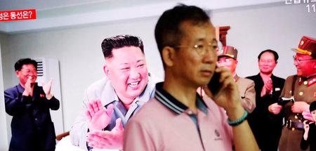 Polemik und Falschnachrichten: Nordkoreas Staatschef Kim Jong Un...
