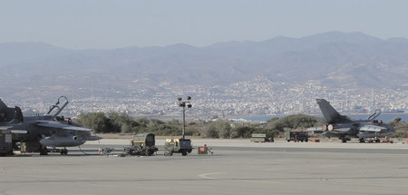 Startpunkt für britische Angriffe: Militärstützpunkt in Akrotiri...