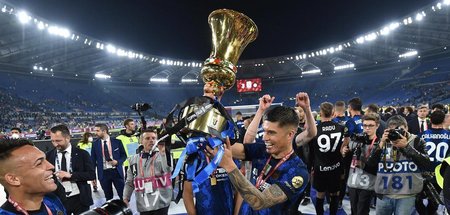 So sehen Sieger aus: Internazionale Milano feiert