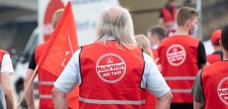 »Mehr wert«: Die IG Metall verlangt für die Beschäftigten in der...