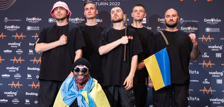 Patriotisches Pathos: Das Kalush Orchestra aus der Ukraine