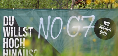 Der Protest gegen den G7-Gipfel im Bayerischen Garmisch-Partenki... Der Protest gegen den G7-Gipfel im Bayerischen Garmisch-Partenki...