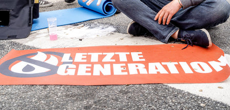 Straßenblockade in Fürstenried (16.5.2022)