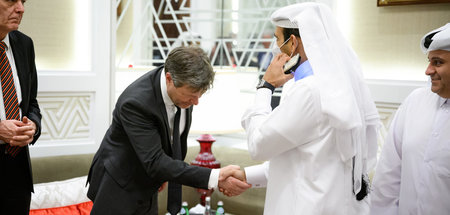 Habeck hatte das kleine arabische Fürstentum bereits im März bes...