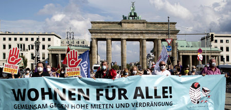 Mietenwahnsin stoppen! Demonstration am 11. September 2021 in Be...