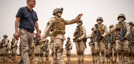 Neuer »Stabilitätsanker im Sahel«: Bundeskanzler Olaf Scholz bei...