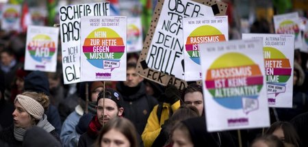 Demonstration am internationalen Aktionstag gegen Rassismus (Ber...