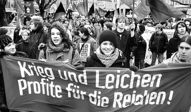 Protest gegen die NATO-Sicherheitskonferenz im Februar 2005 in M...