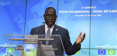 Staatschef Senegals und derzeit Präsident der Afrikanischen Unio
