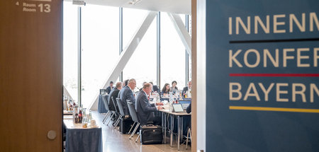 Sitzung der unionsregierten Länder am Donnerstag während der IMK...