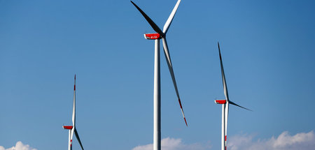 Für Reaktionäre ein Ärgernis: Windpark in Thüringen (Wipperdorf,...