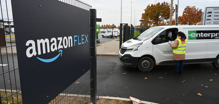 Spart sich den Fuhrpark: Verteilzentrum des Amazon-Subunternehme