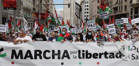 »Demonstration für die Freiheit« in Solidarität mit der Unabhäng...