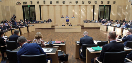 Nicht im Bild: Vor dem Abnicken am Freitag in Berlin wollte nur ...