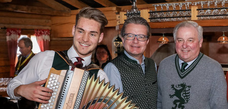 Ja, hier spielt die Musik: Landesrat Christopher Drexler (Mitte)... Ja, hier spielt die Musik: Landesrat Christopher Drexler (Mitte)...