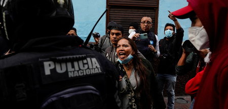 Kampf für Selbstbestimmung: Vertreterinnen und Vertreter indigen...