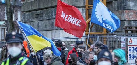 Demo vor dem Generalkonsulat der Russischen Föderation in Hambur...