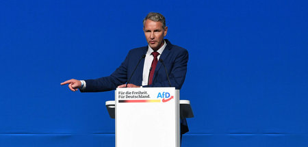 Björn Höcke auf dem AfD-Parteitag in Riesa (17.6.2022)