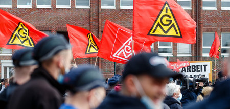 Für die Stahlindustrie hatte die IG Metall 8,2 Prozent gefordert...