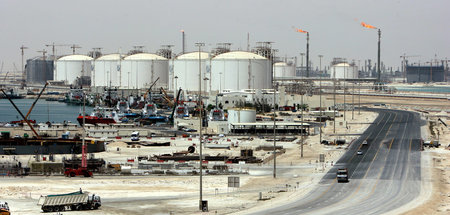 Ziehen immer mehr Investoren an: Gasanlagen bei Doha in Katar Ziehen immer mehr Investoren an: Gasanlagen bei Doha in Katar