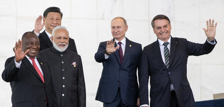 Staatschefs der BRICS-Staaten