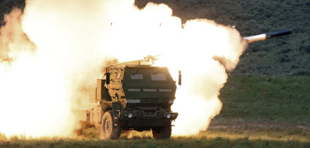 Kriegssimulation mit »Himars«: Raketenabschuss der US-Armee in d...