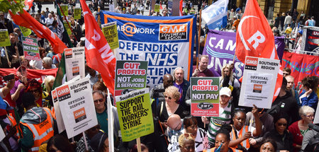 Demo am Sonnabend in London: Breite Unterstützung für Arbeitskam...