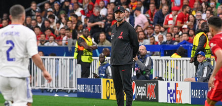 Jürgen Klopp, Trainer des FC Liverpool: »Die Abteilung im hinter... Jürgen Klopp, Trainer des FC Liverpool: »Die Abteilung im hinter...