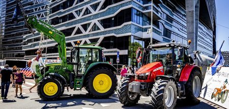 Der »Tag des Todes«: Landwirte demonstrierten am Dienstag vor de...