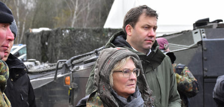 Sozialdemokratische Panzerfreunde: Ministerin Christine Lambrech...