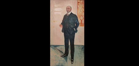 Edvard Munch: »Bildnis Walther Rathenau«, Öl auf Leinwand, 1907