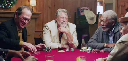 Pokerface in jeder Lebenslage (v.l.n.r.): Tommy Lee Jones, Graha...