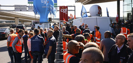Streik am Flughafen Paris-Charles-de-Gaulle am Freitag