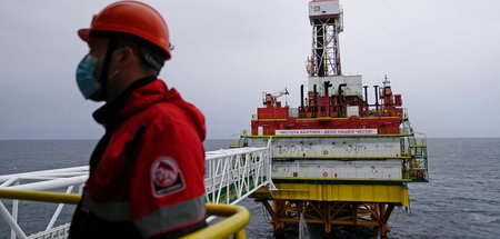 Außergewöhnlich hoch: Der Preis für ein Barrel Brent lag am Donn...