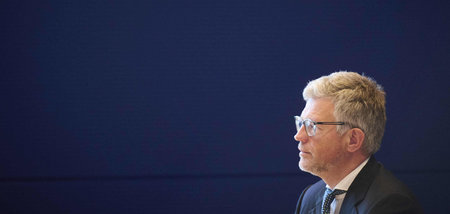 Blickt in ungewisse Zukunft: Andrij Melnyk in Berlin (2.6.)