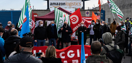 Häufig und vielerorts: Streiks von Amazon-Beschäftigten (hier in...