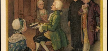 Pauli Ebner: »Mozart an der Orgel« (Lied mit Noten)