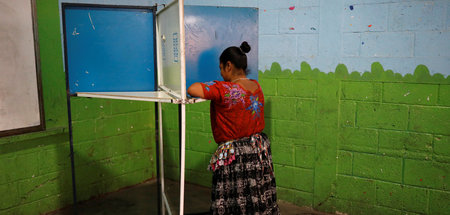 Bei den letzten Präsidentschaftswahlen gewann der rechte Kandida...