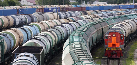 Vilnius schränkt den Transport von Gütern weiter ein: Bahnhof in...