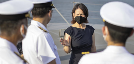 Bundesaußenministerin Baerbock besucht den japanischen Marinestü...