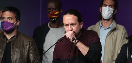 Im Zentrum der Angriffe: Der ehemalige Podemos-Chef Pablo Iglesi...