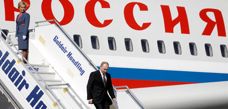 Der russische Präsident bei einem Besuch in Griechenland (27.5.2...