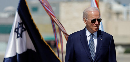 Treuer Freund Israels: US-Präsident Biden am Donnerstag in Lod
