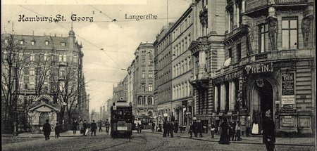 Straßenbild St. Georg 1910