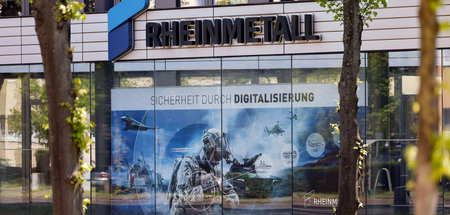 Kann absahnen: Rheinmetall AG. Gebäude des Rüstungskonzerns in D... Kann absahnen: Rheinmetall AG. Gebäude des Rüstungskonzerns in D...