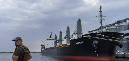 Auch bereits beladene Frachter konnten den Hafen von Odessa mona... Auch bereits beladene Frachter konnten den Hafen von Odessa mona...