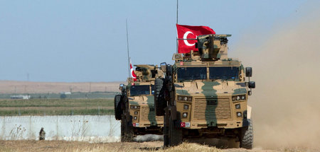 Die türkische Armee hält seit 2018 große Gebiete in Nordsyrien m