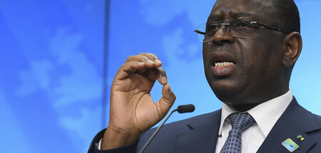 Der Verkünder der Nachricht: Senegals Präsident Macky Sall (18.2...