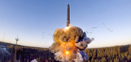 Interkontinental-Raketentest im russischen Plesetsk (9.12.2020)