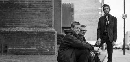 Ein Mod, ein Englischlehrer und der junge Stalin (v. l. n. r.): ...